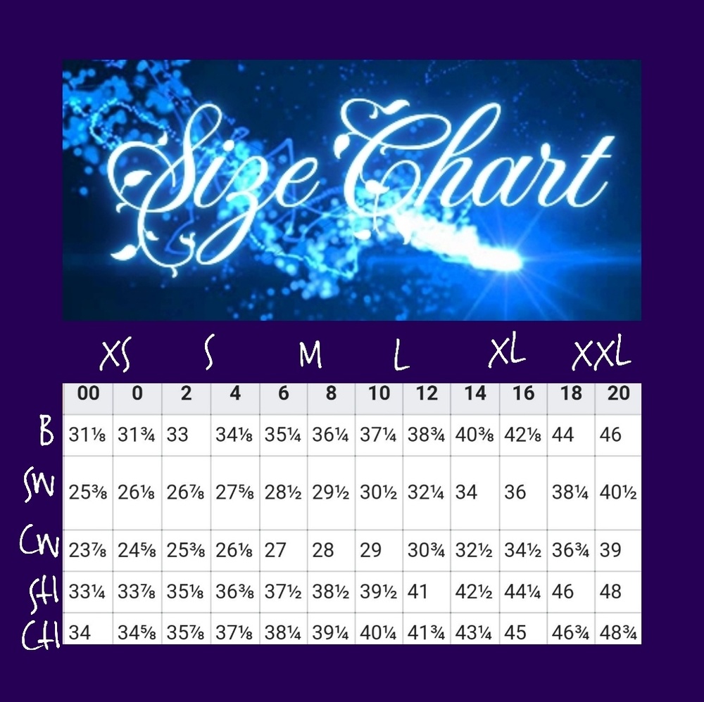My Closet Sizing